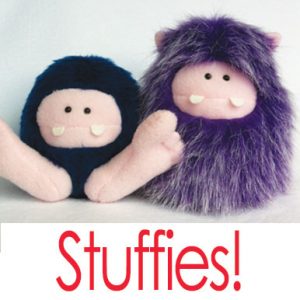 STUFFIES! (Image of two stuffies)